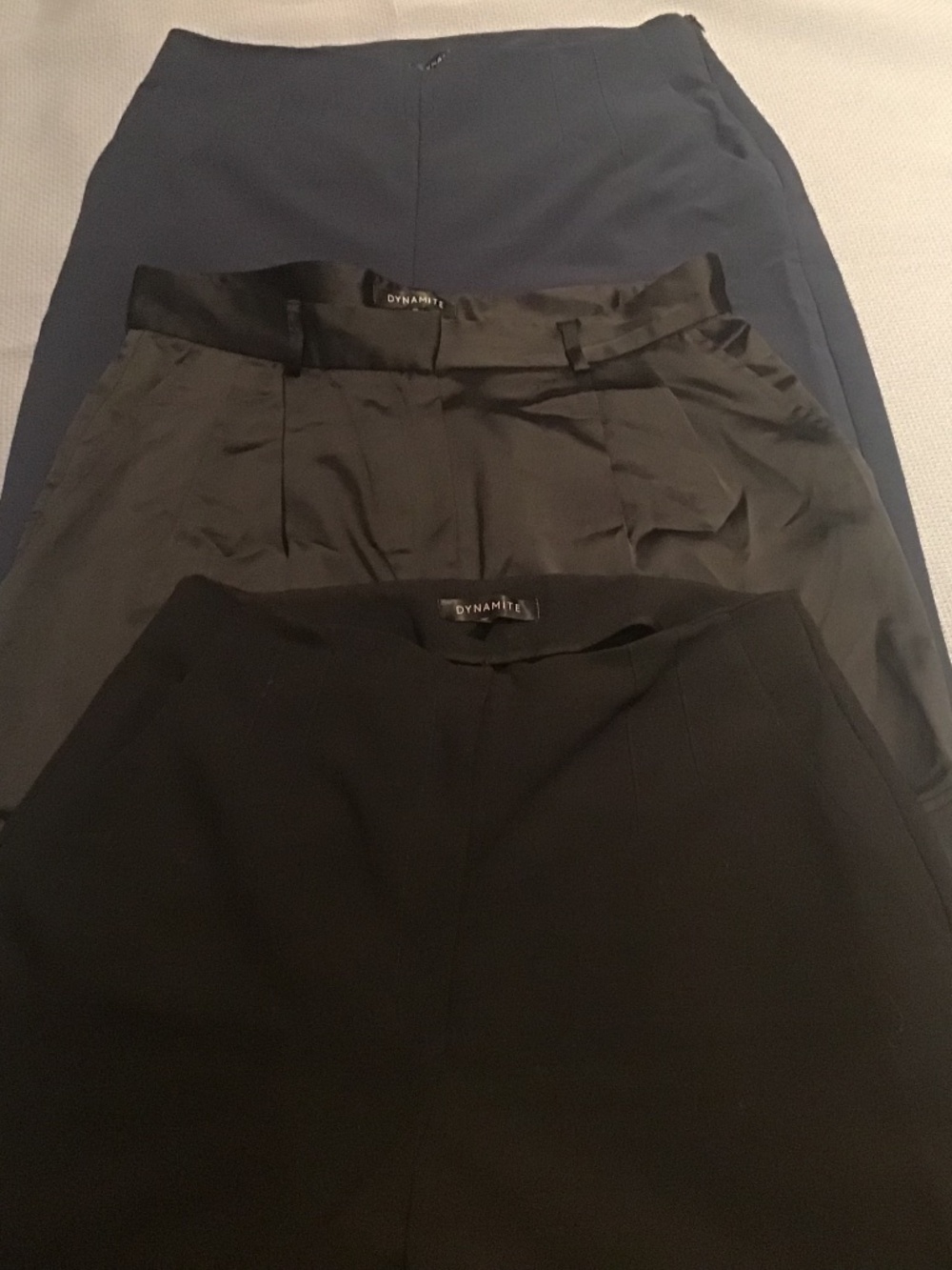 3 pairs of dynamite pants